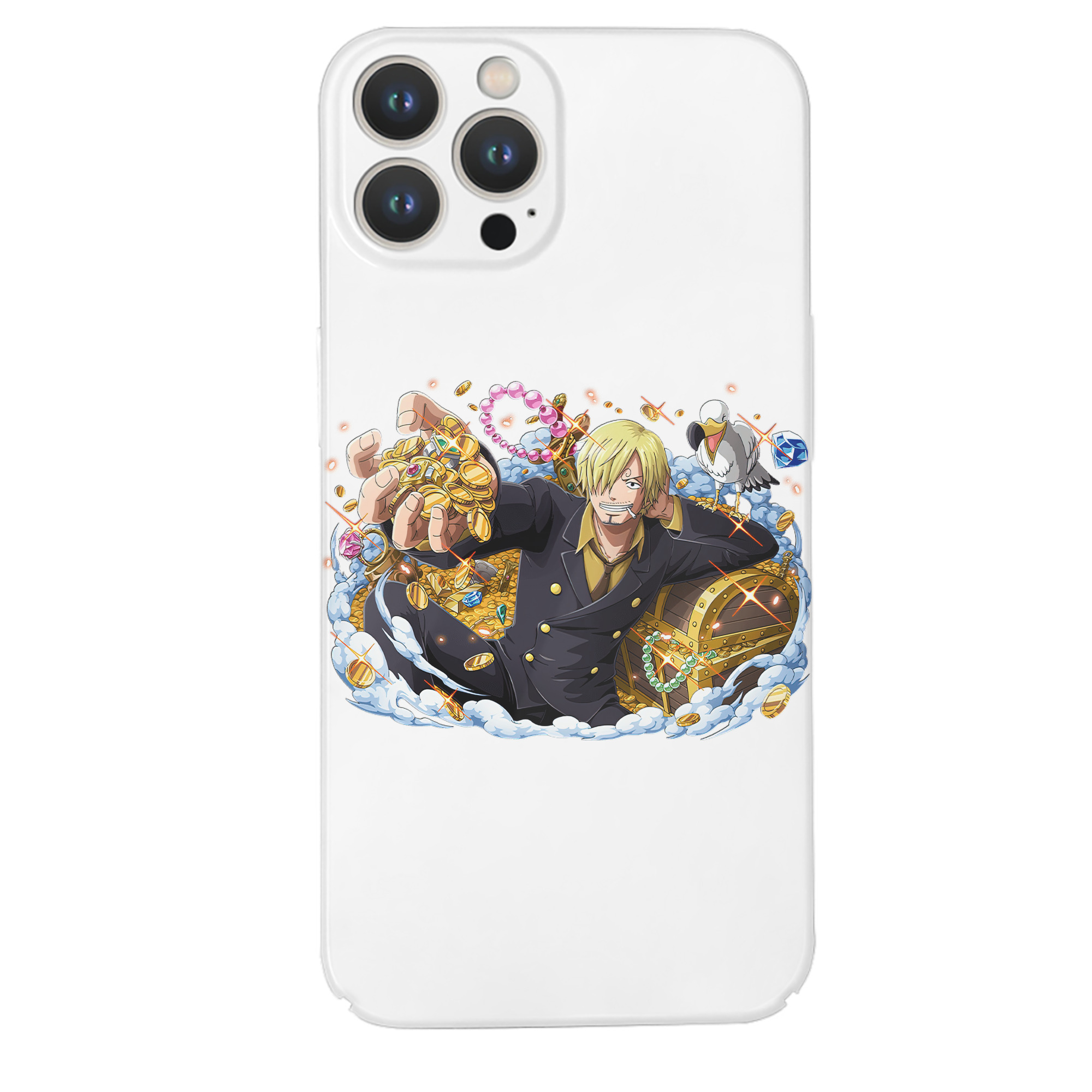 （画像用） ワンピース サンジ ONE PIECE Sanji 【iPhone 14シリーズ対応】ハードケース